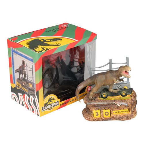 Jurassic Park T-Rex 3D Perpetual Calendar