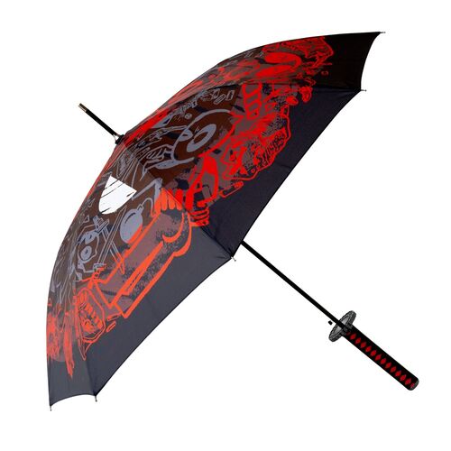 Marvel Deadpool Katana Handle Premium Umbrella