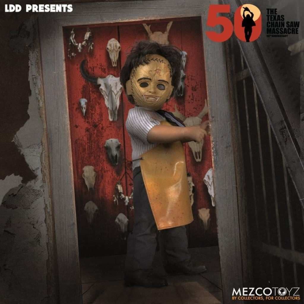 Mezco Living Dead Dolls Presents Texas Chainsaw Massacre 1974 Leatherface Deluxe Edition 10.5" Tall