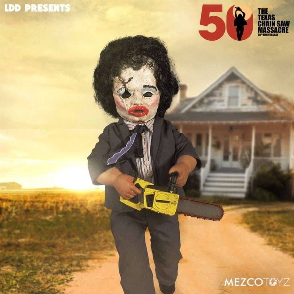 Mezco Living Dead Dolls Presents Texas Chainsaw Massacre 1974 Leatherface Deluxe Edition 10.5" Tall