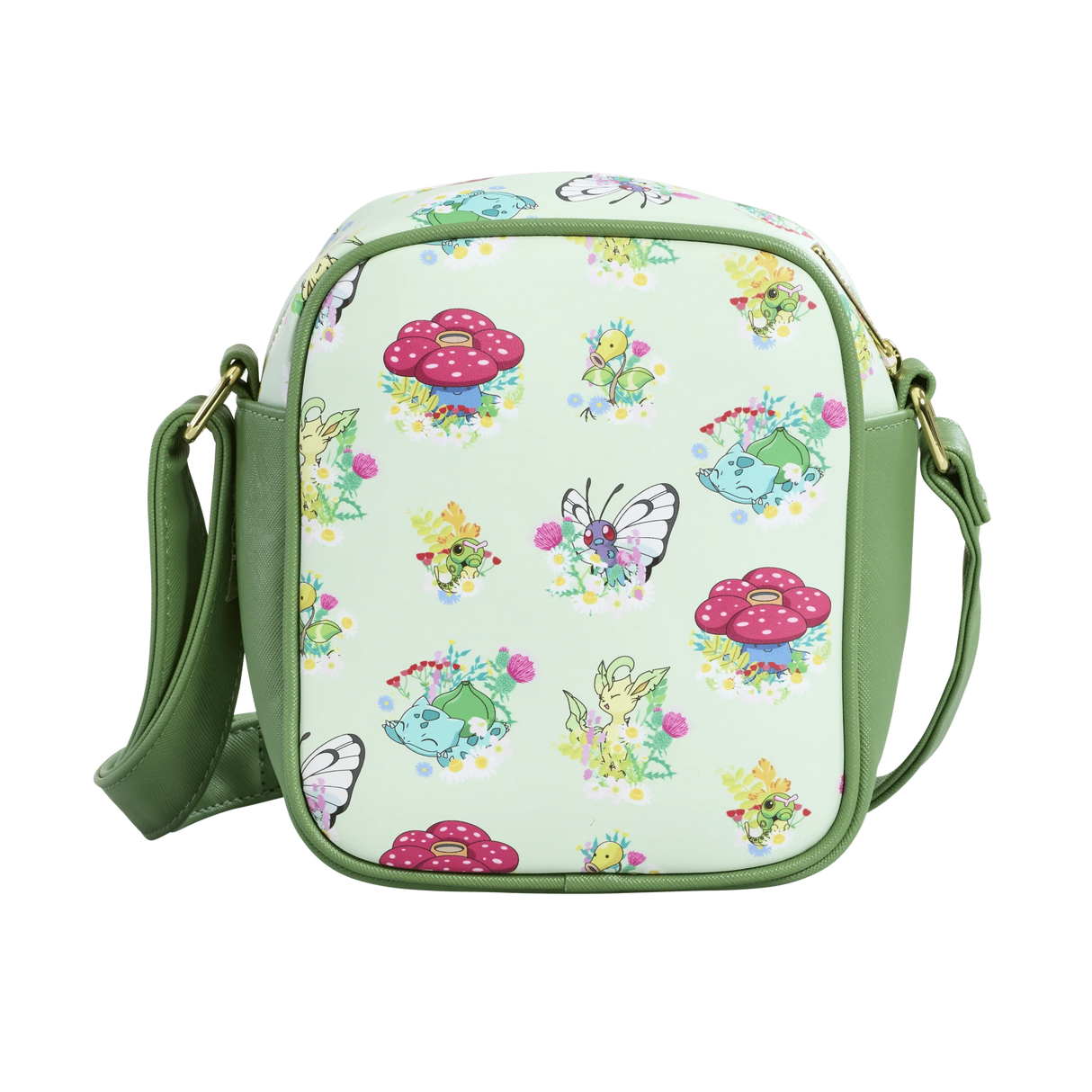 Pokemon Loungefly Grass Type Crossbody Bag