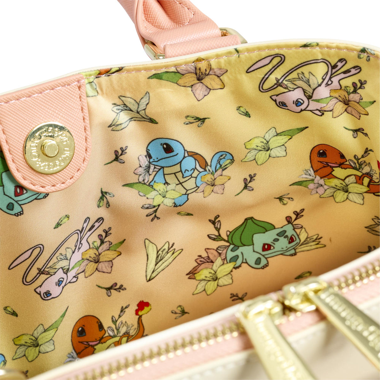 Pokemon Loungefly Mew & Kanto Starters Crossbody Bag