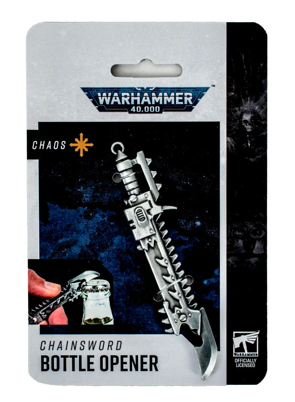 Warhammer 40,000 Chaos Chainsword Bottle Opener