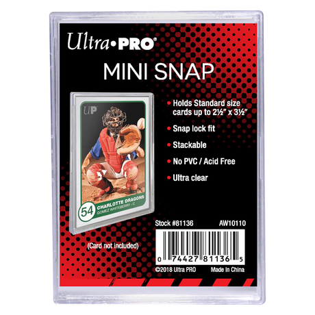 Ultra Pro Mini Snap Trading Card Protector/Holder