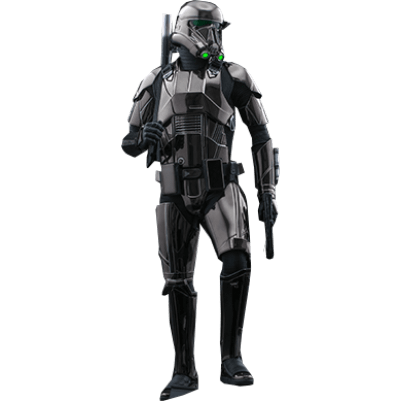 Star Wars Death Trooper 1/6 Scale Hot Toys Collectible Figure (Black Chrome)
