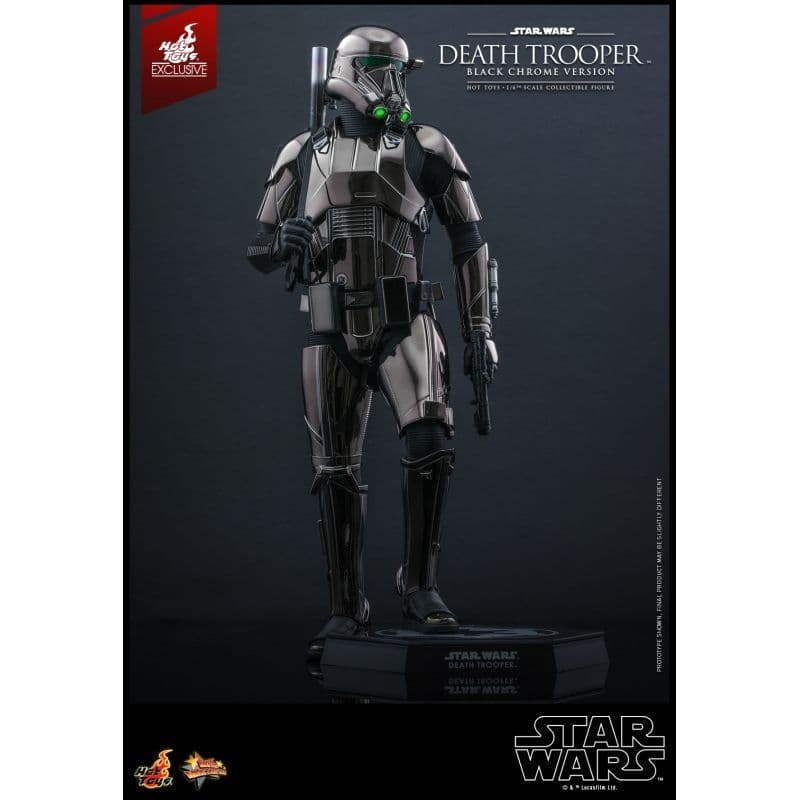 Star Wars Death Trooper 1/6 Scale Hot Toys Collectible Figure (Black Chrome)