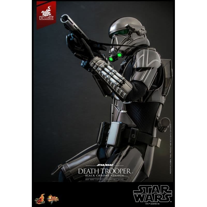 Star Wars Death Trooper 1/6 Scale Hot Toys Collectible Figure (Black Chrome)
