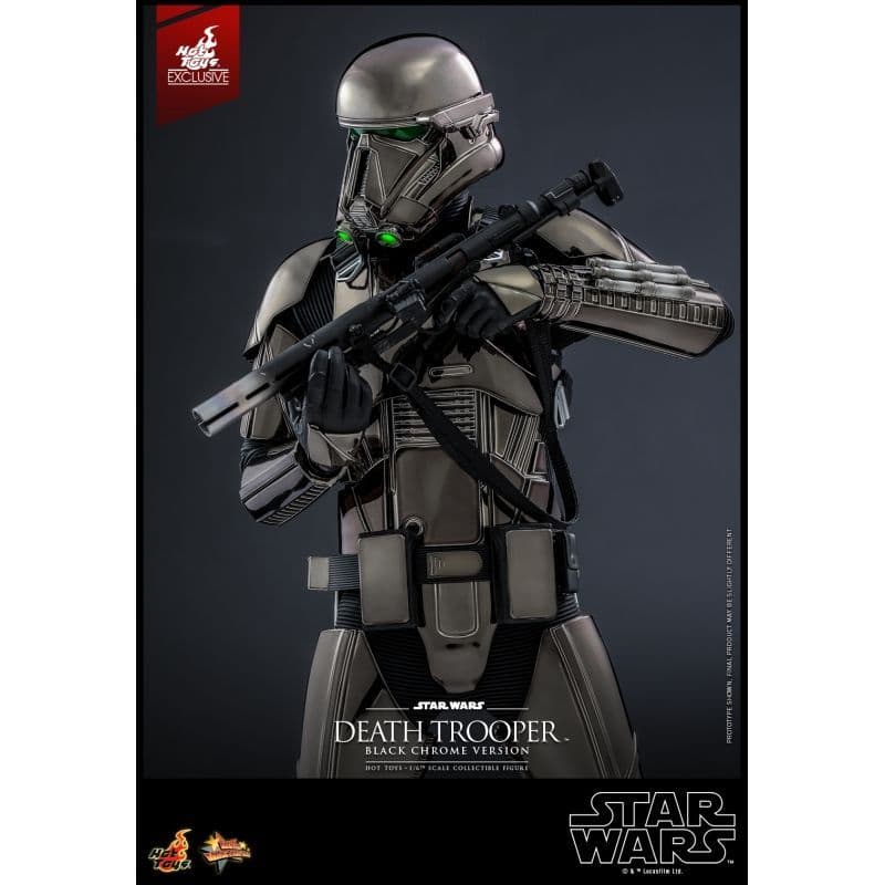 Star Wars Death Trooper 1/6 Scale Hot Toys Collectible Figure (Black Chrome)
