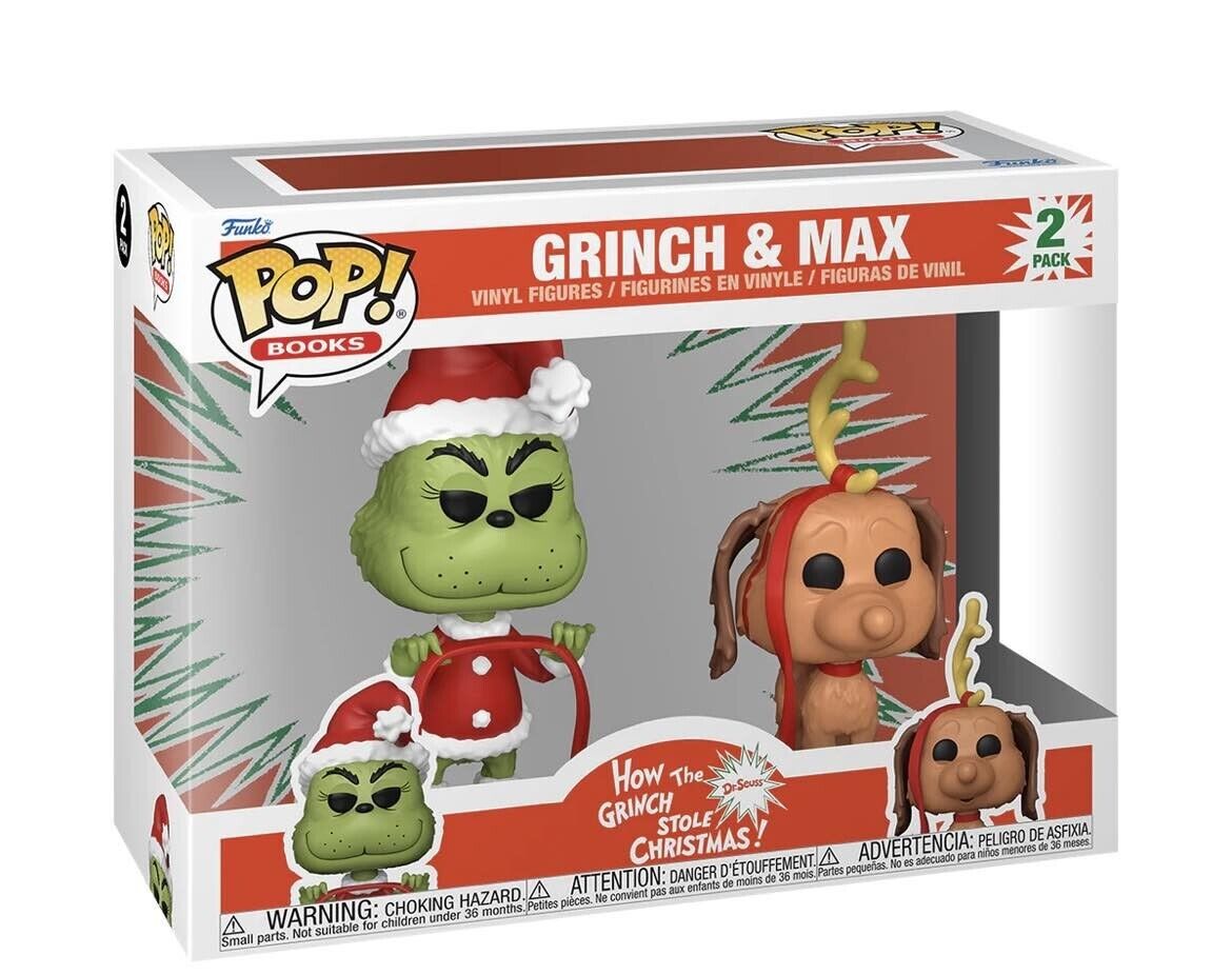 How The Grinch Stole Christmas Grinch & Max Funko Pop! Vinyl Figure 2-Pack