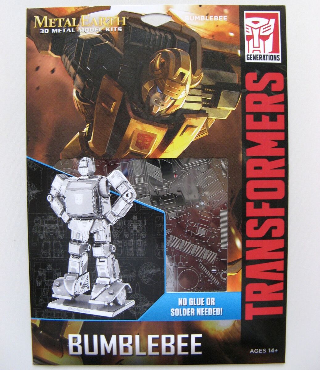 Transformers Bumblebee Metal Earth 3D Model Kit