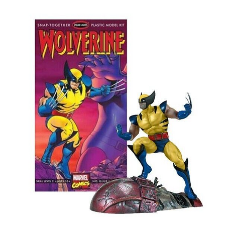 Marvel Wolverine Snap Together Polar Lights 8" Plastic Model Kit