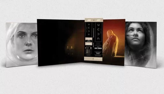 Dune Part One (2021) OST Soundtrack Orange Vinyl Record (Sands of Arrakis Variant) (2 Disc LP)