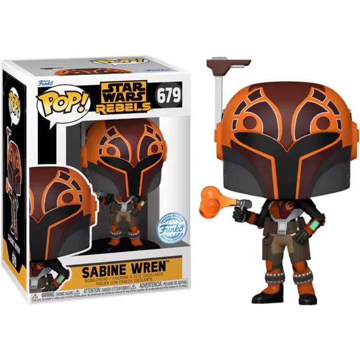 Star Wars Rebels Sabine Wren Pop Vinyl Bobble-Head #679