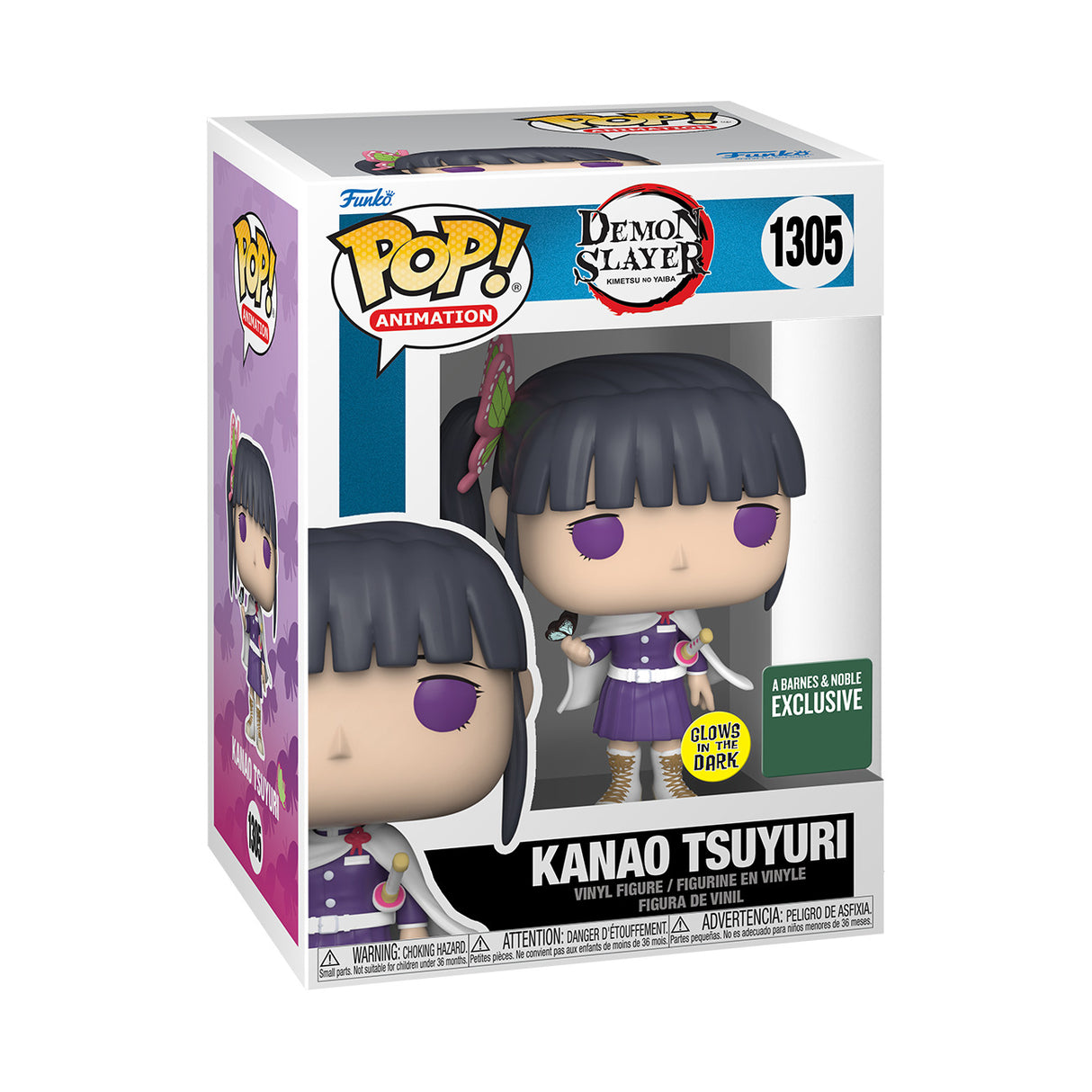 Demon Slayer Kanao Tsuyuri (Barnes & Noble Exclusive) (Glow in the Dark) Funko Pop! Vinyl Figure #1305