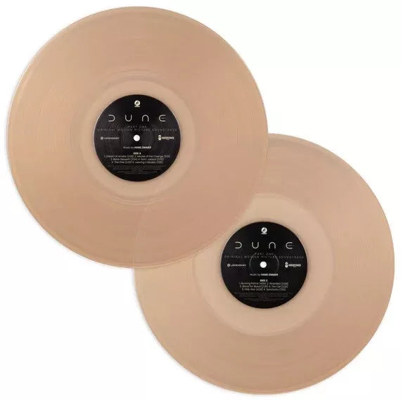 Dune Part One (2021) OST Soundtrack Orange Vinyl Record (Sands of Arrakis Variant) (2 Disc LP)