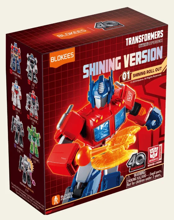 Transformers Shining Version 01 Shining Roll Out Model Kit Mystery Box
