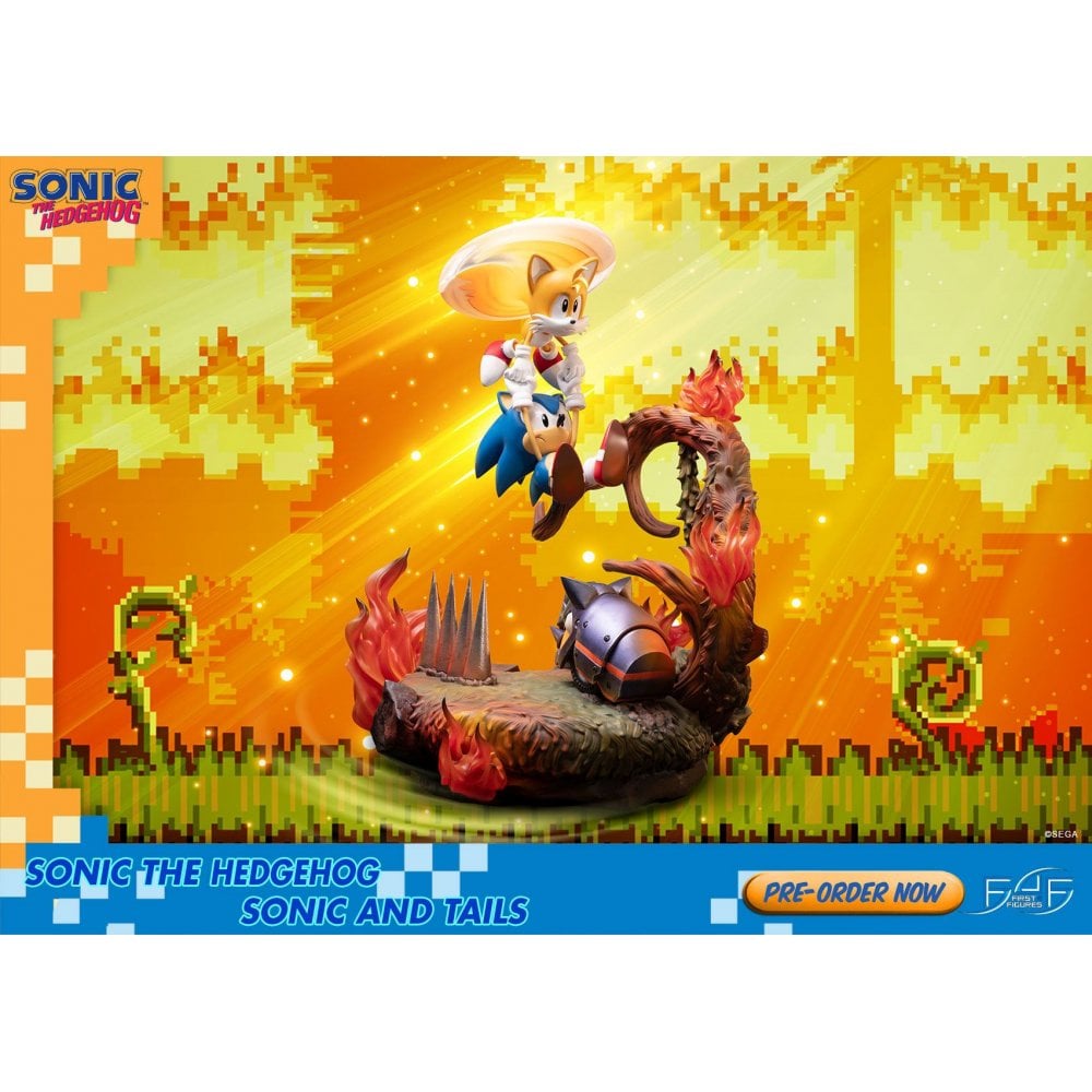 Sonic The Hedgehog Sonic & Tails Statue