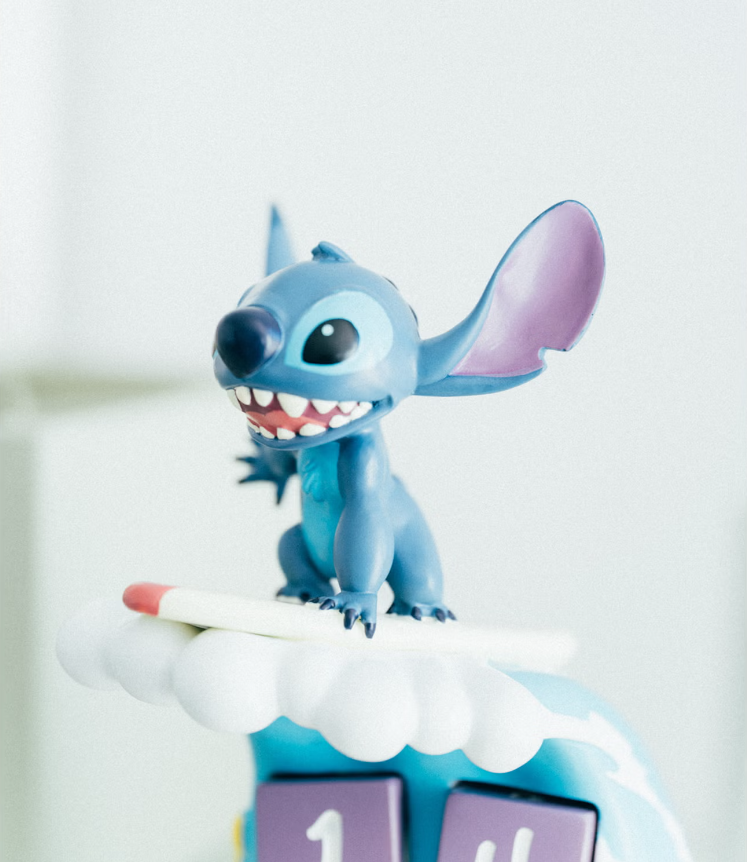 Lilo & Stitch Stitch Surfer 3D Perpetual Calendar