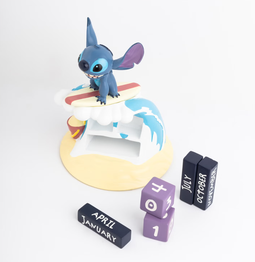Lilo & Stitch Stitch Surfer 3D Perpetual Calendar