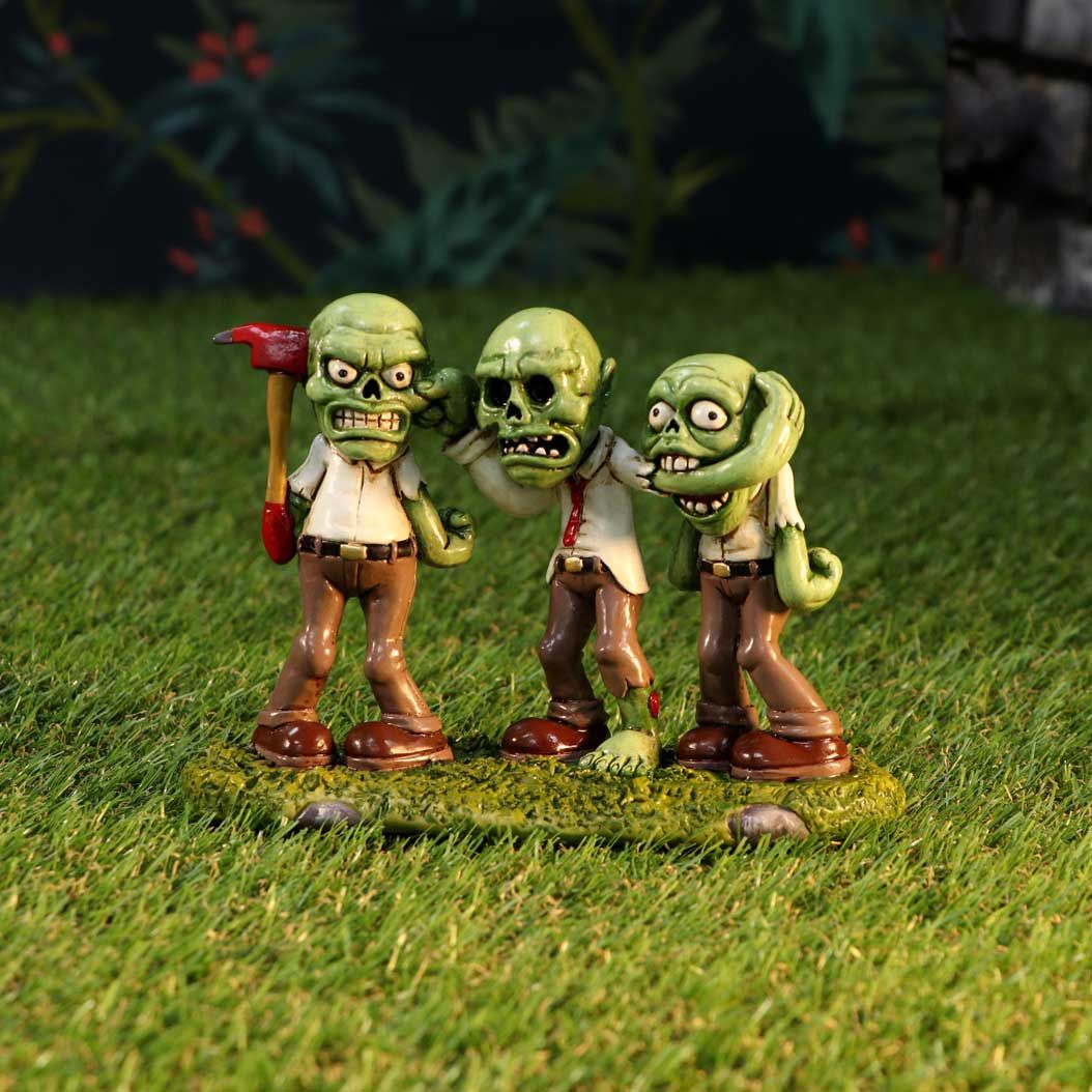 Three Wise Zombies 15.5cm Figurine