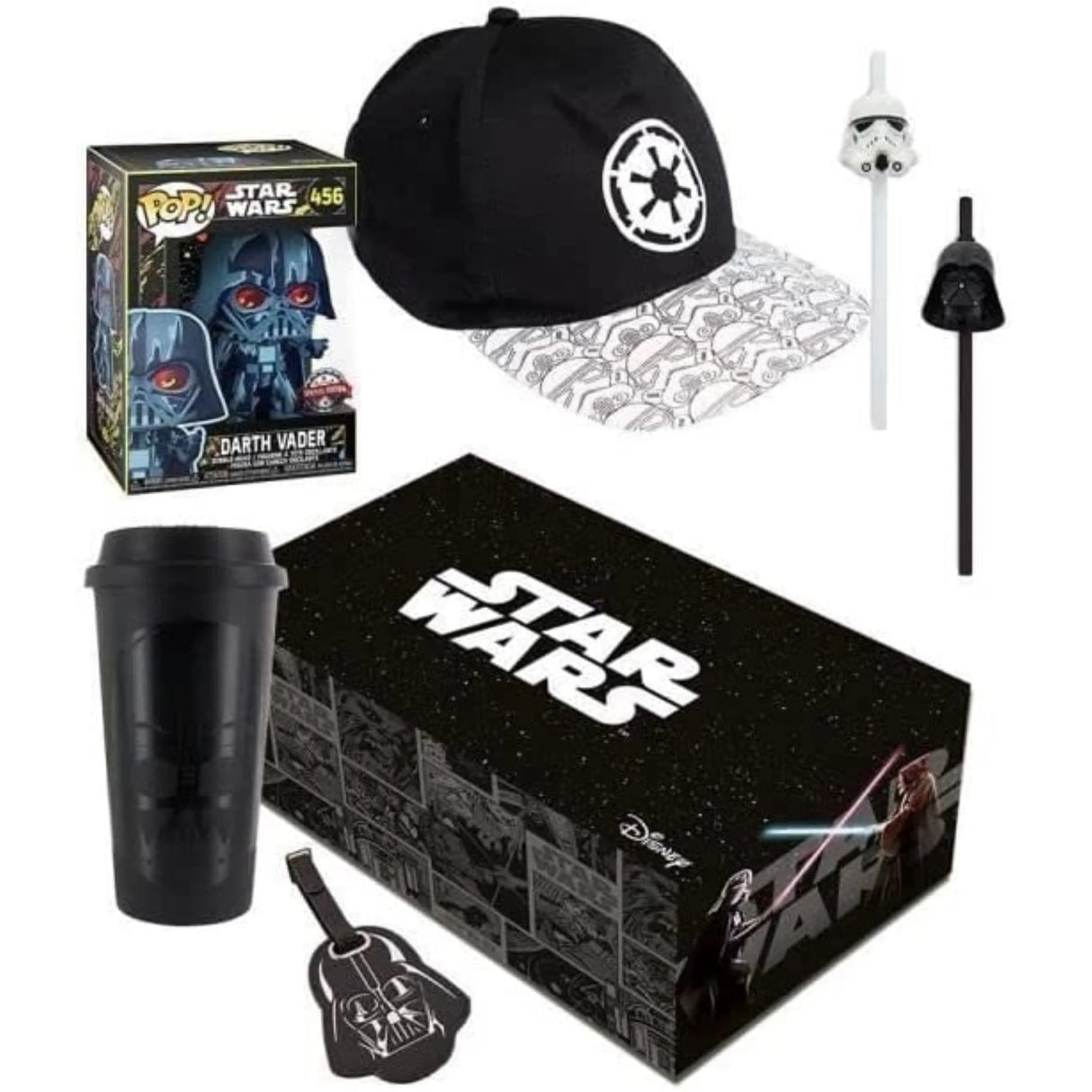 Star Wars - Dark Side Wootbox Gift Set (Funko Pop!, Cap, Travel Mug and More)