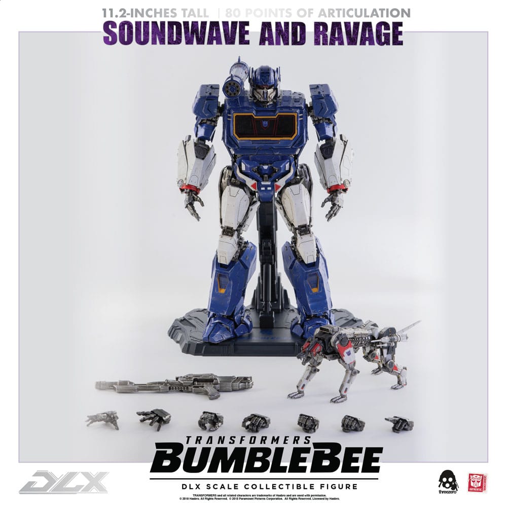 Transformers Bumblebee DLX Soundwave & Ravage 28 cm 1/6 Action Figure 2-Pack