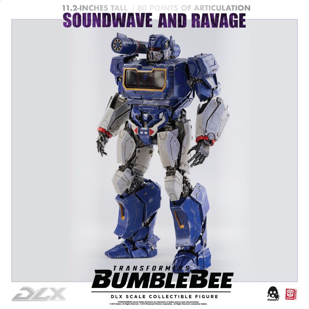 Transformers Bumblebee DLX Soundwave & Ravage 28 cm 1/6 Action Figure 2-Pack