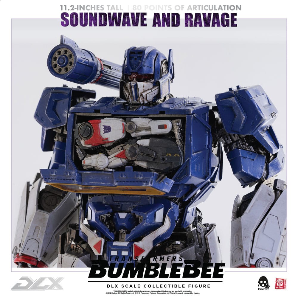 Transformers Bumblebee DLX Soundwave & Ravage 28 cm 1/6 Action Figure 2-Pack
