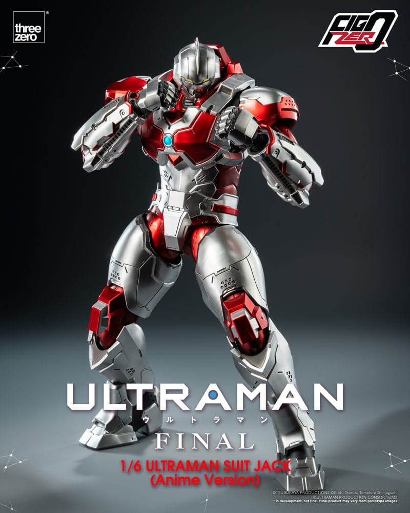 Ultraman Final FigZero Ultraman Suit Jack Anime Version 35 cm 1/6 Action Figure
