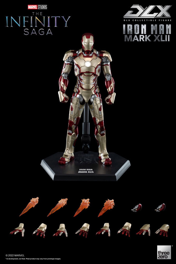 Marvel Infinity Saga Iron Man Mark 42 17cm 1/12 Scale DLX Action Figure