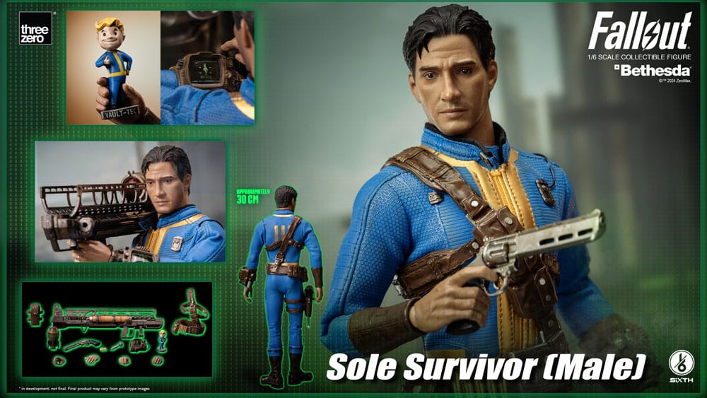 Fallout FigZero Sole Survivor (Male) 31 cm 1/6 Action Figure