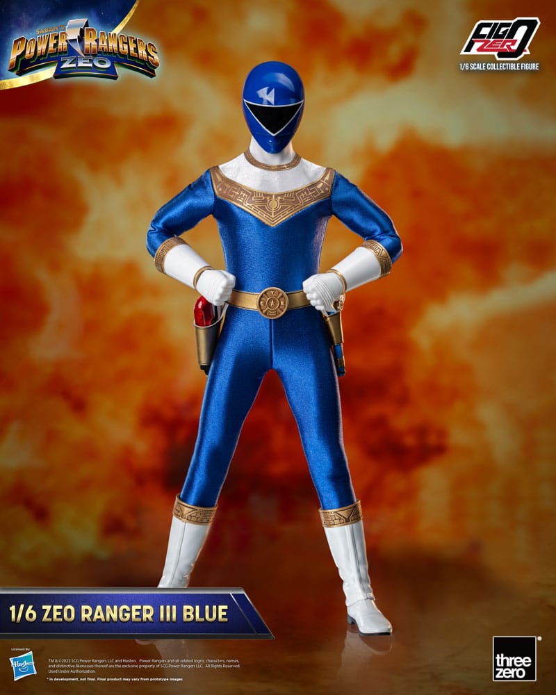 Power Rangers Zeo Ranger III Blue 30cm 1/6 Scale FigZero Action Figure