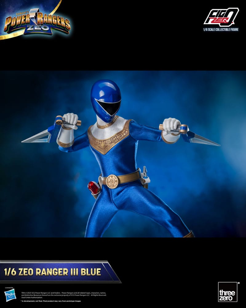 Power Rangers Zeo Ranger III Blue 30cm 1/6 Scale FigZero Action Figure