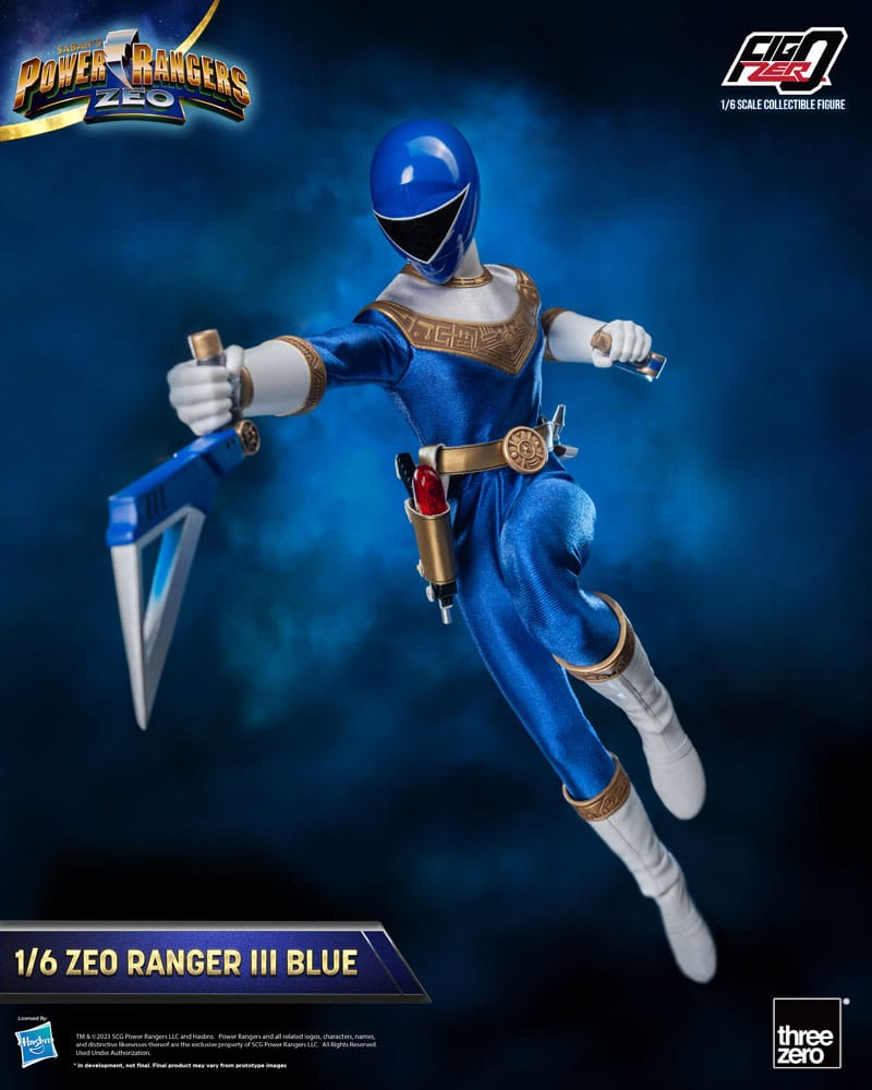 Power Rangers Zeo Ranger III Blue 30cm 1/6 Scale FigZero Action Figure