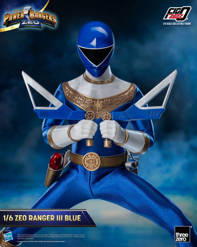 Power Rangers Zeo Ranger III Blue 30cm 1/6 Scale FigZero Action Figure