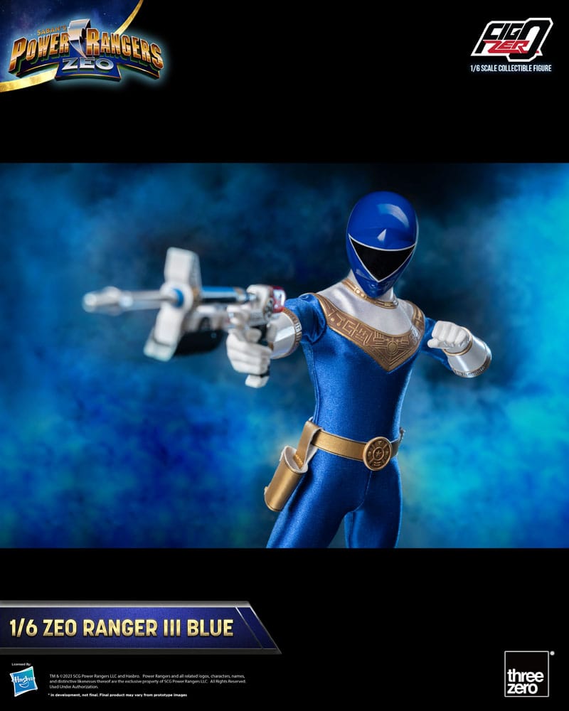 Power Rangers Zeo Ranger III Blue 30cm 1/6 Scale FigZero Action Figure