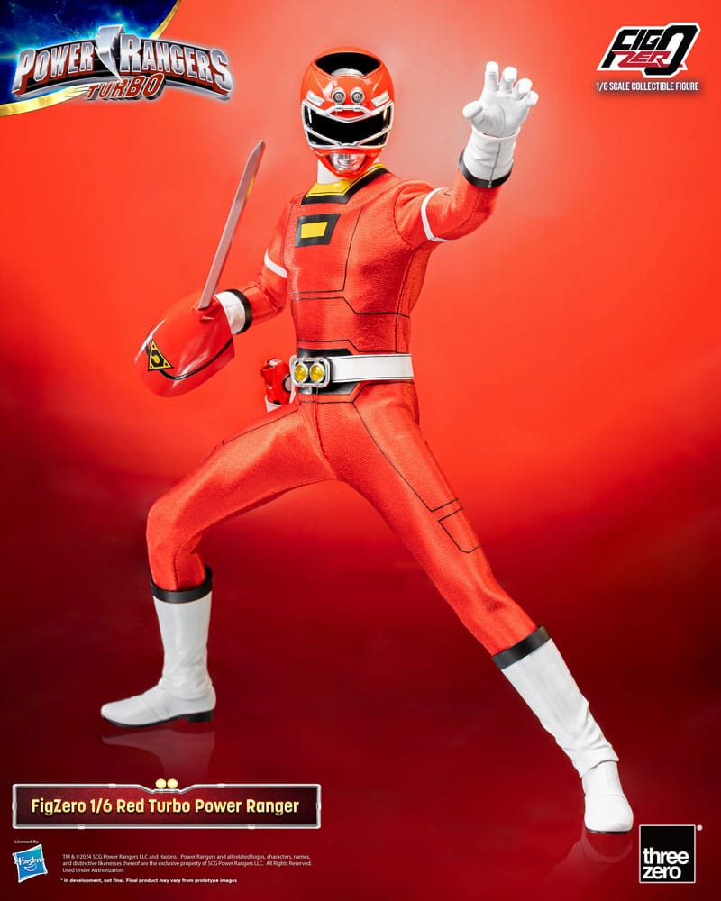 Power Rangers Turbo FigZero Red Turbo Power Ranger 30 cm 1/6 Action Figure