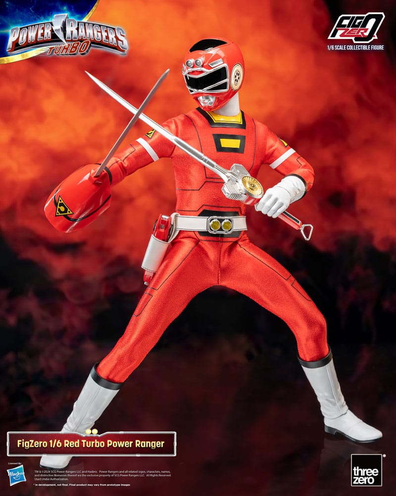 Power Rangers Turbo FigZero Red Turbo Power Ranger 30 cm 1/6 Action Figure