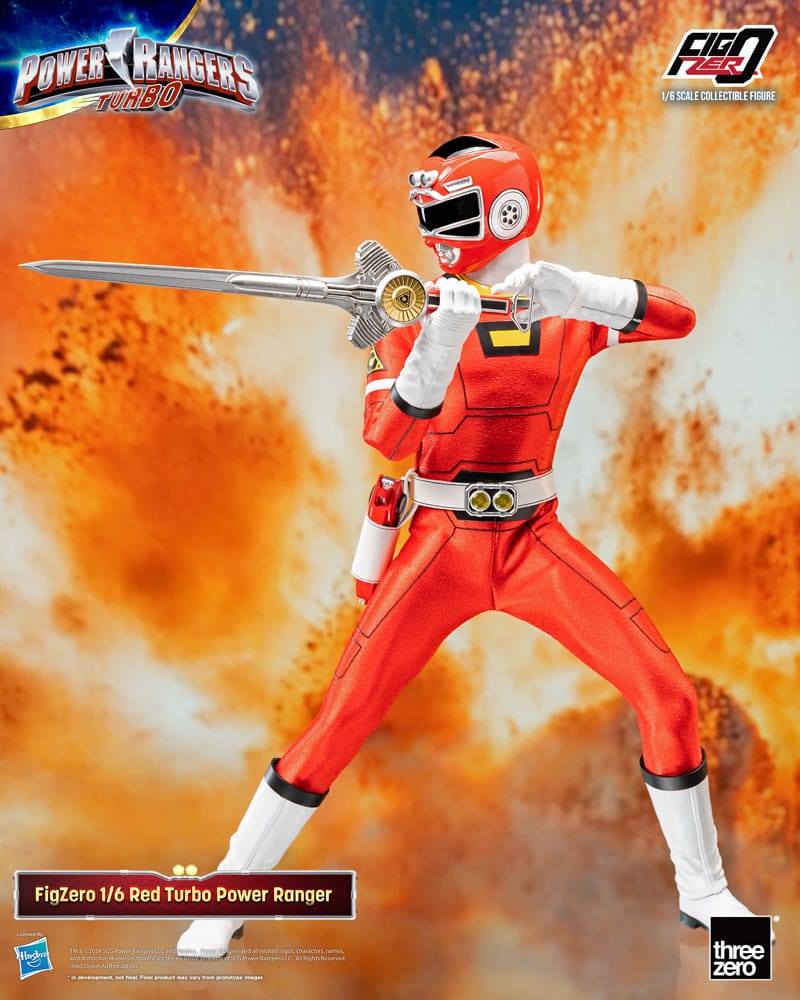 Power Rangers Turbo FigZero Red Turbo Power Ranger 30 cm 1/6 Action Figure