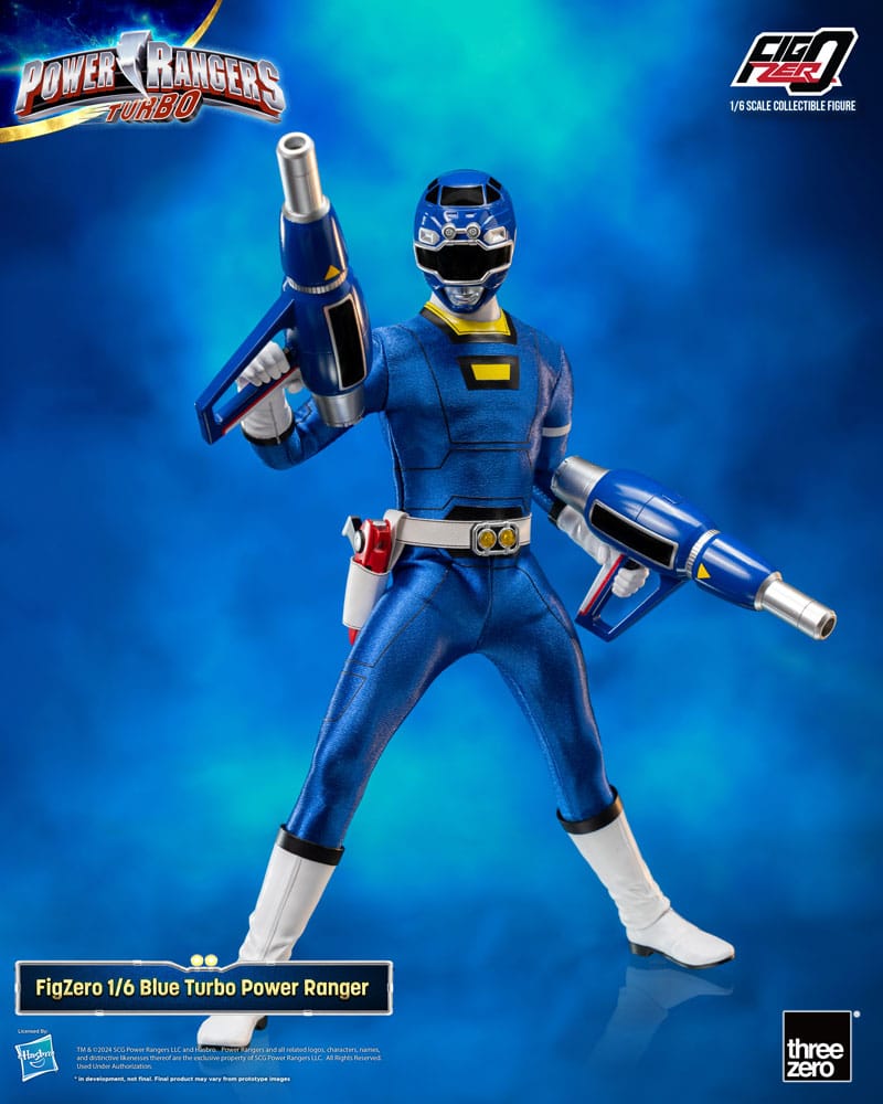 Power Rangers Turbo FigZero Blue Turbo Power Ranger 30 cm 1/6 Action Figure