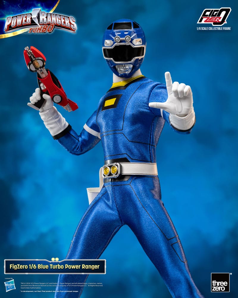 Power Rangers Turbo FigZero Blue Turbo Power Ranger 30 cm 1/6 Action Figure