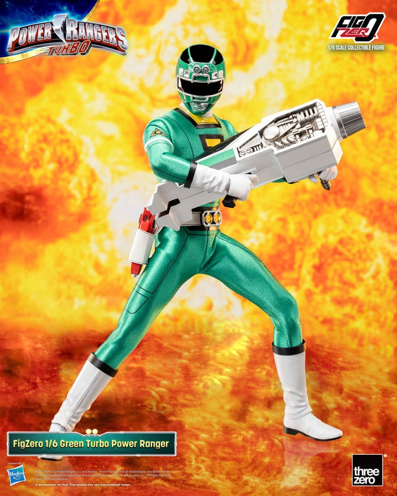 Power Rangers Turbo FigZero Green Turbo Power Ranger 30 cm 1/6 Action Figure