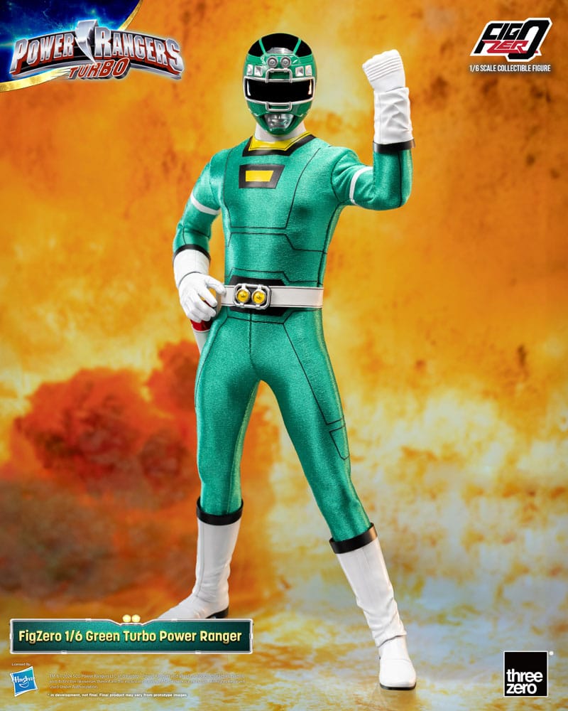 Power Rangers Turbo FigZero Green Turbo Power Ranger 30 cm 1/6 Action Figure