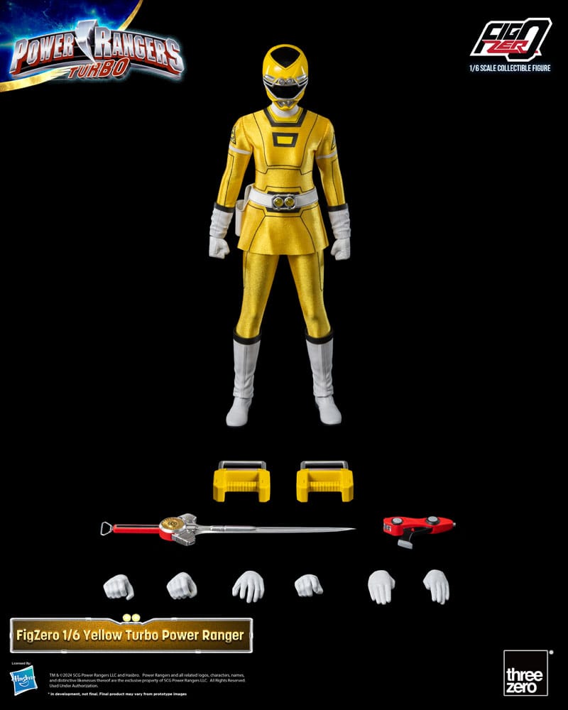 Power Rangers Turbo FigZero Yellow Turbo Power Ranger 30 cm 1/6 Action Figure