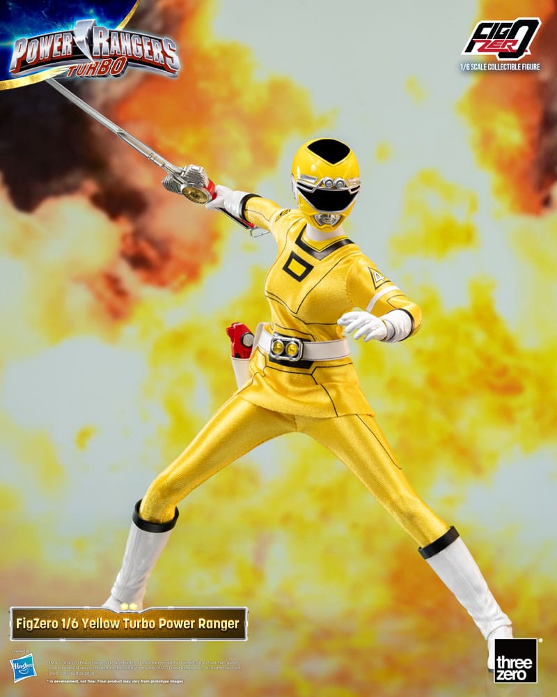 Power Rangers Turbo FigZero Yellow Turbo Power Ranger 30 cm 1/6 Action Figure