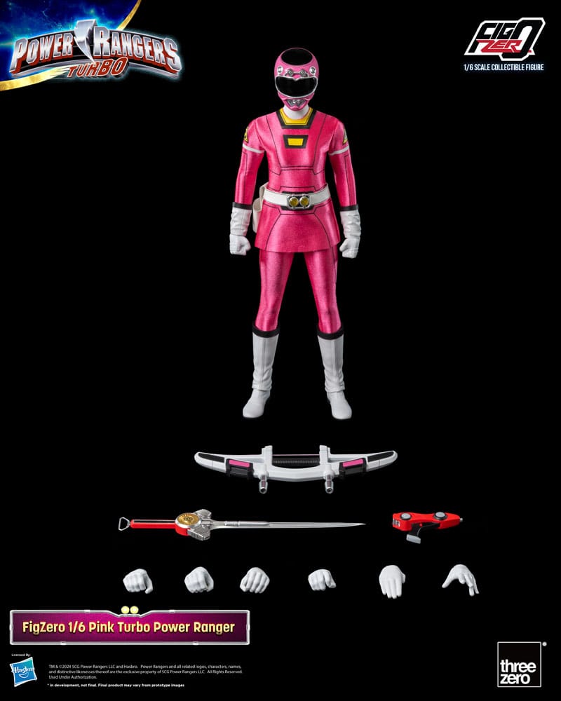 Power Rangers Turbo FigZero Pink Turbo Power Ranger 30 cm 1/6 Action Figure