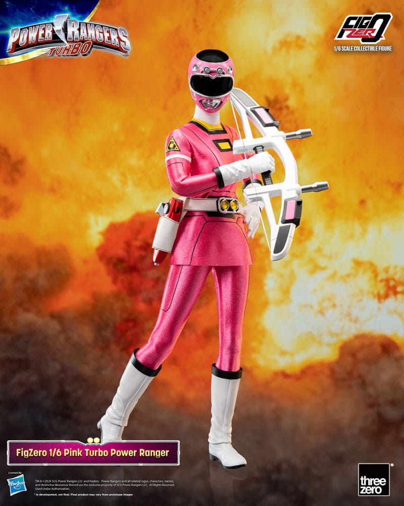 Power Rangers Turbo FigZero Pink Turbo Power Ranger 30 cm 1/6 Action Figure