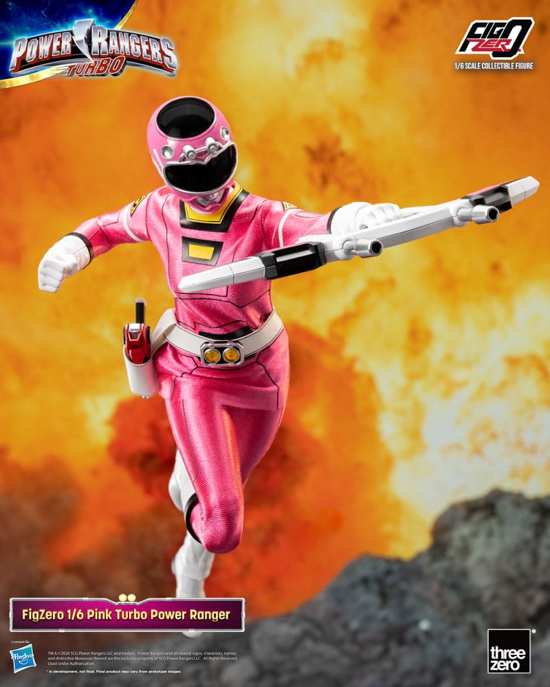 Power Rangers Turbo FigZero Pink Turbo Power Ranger 30 cm 1/6 Action Figure