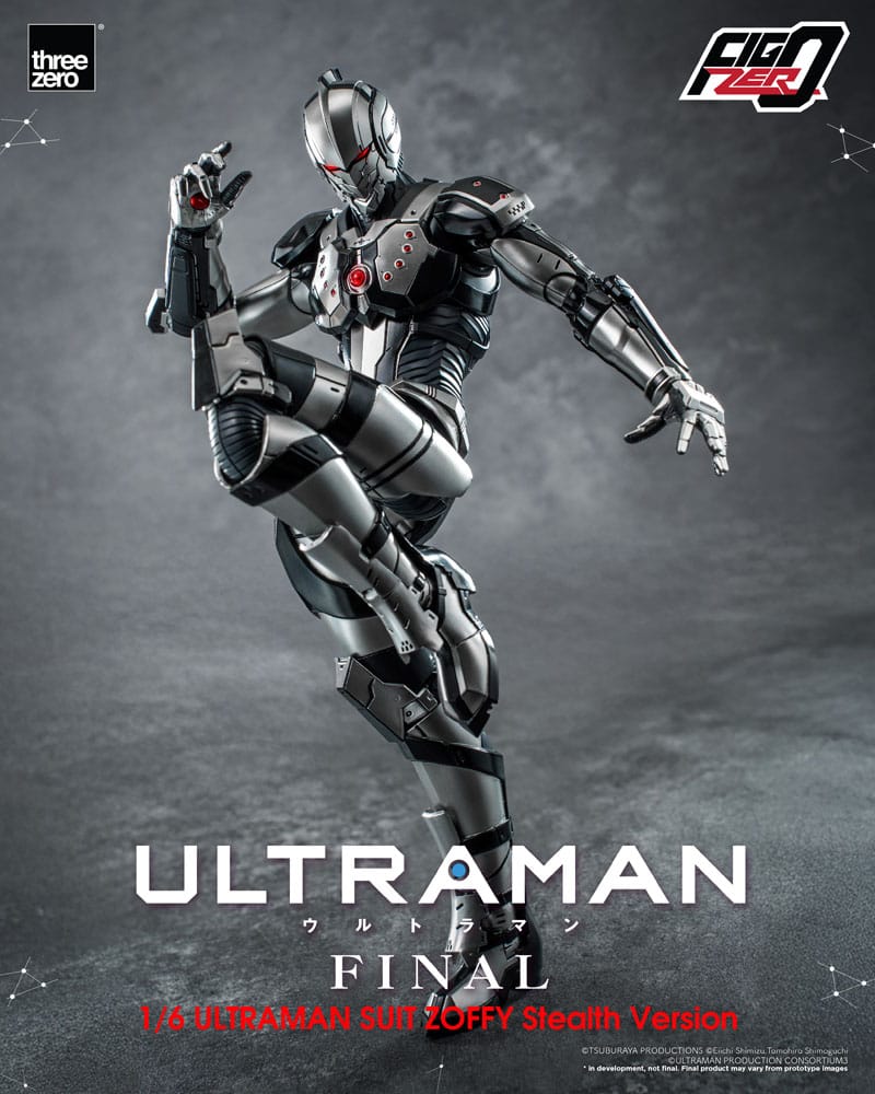 Ultraman Final FigZero Ultraman Suit Zoffy Stealth Version 30 cm 1/6 Action Figure
