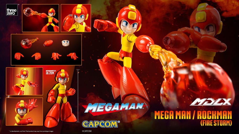 Mega Man / Rockman (Fire Storm) MDLX 10 cm Action Figure